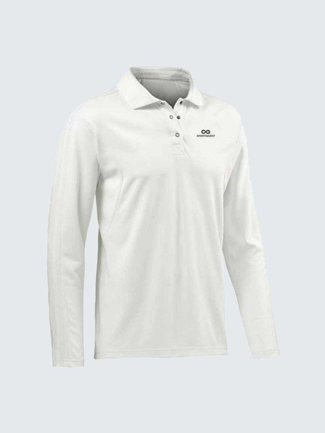 Men Cricket Whites Jersey CW09 :19 - Sportsqvest