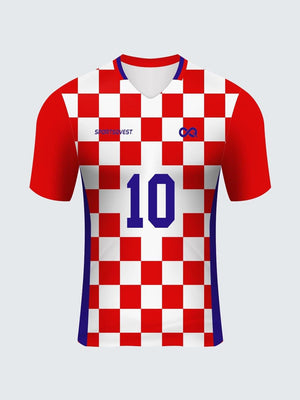 Custom Croatia Concept Football Jersey-FT1003 - Sportsqvest