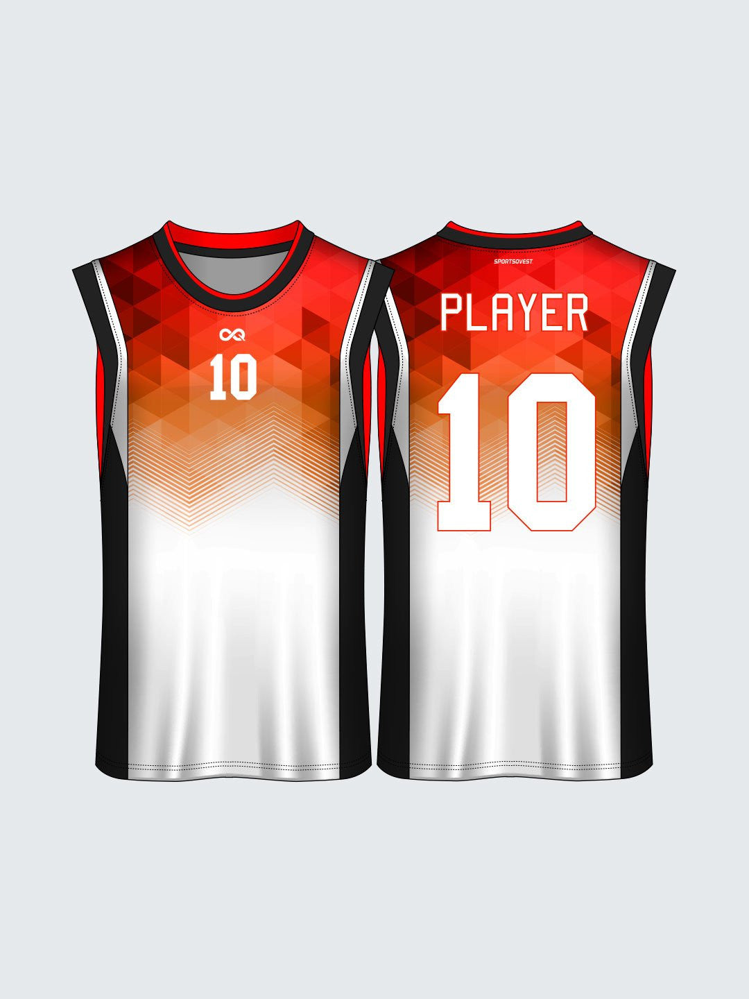 Customise Abstract Basketball Jersey - BT1001