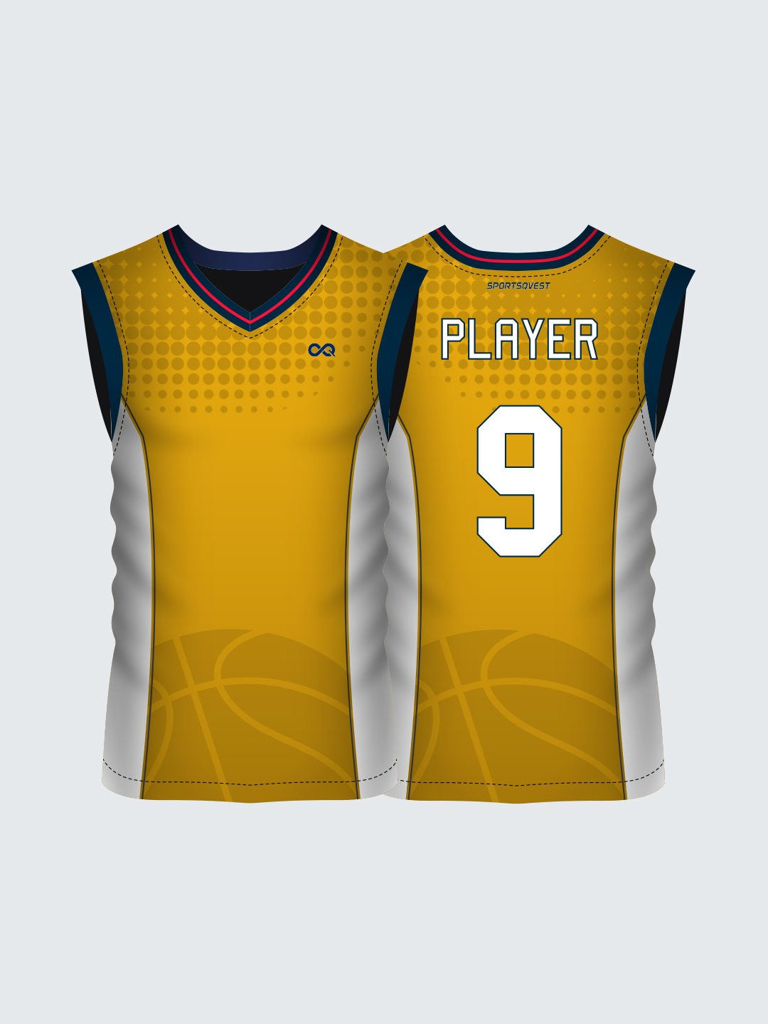 Custom Solid Basketball Jersey - BT1006