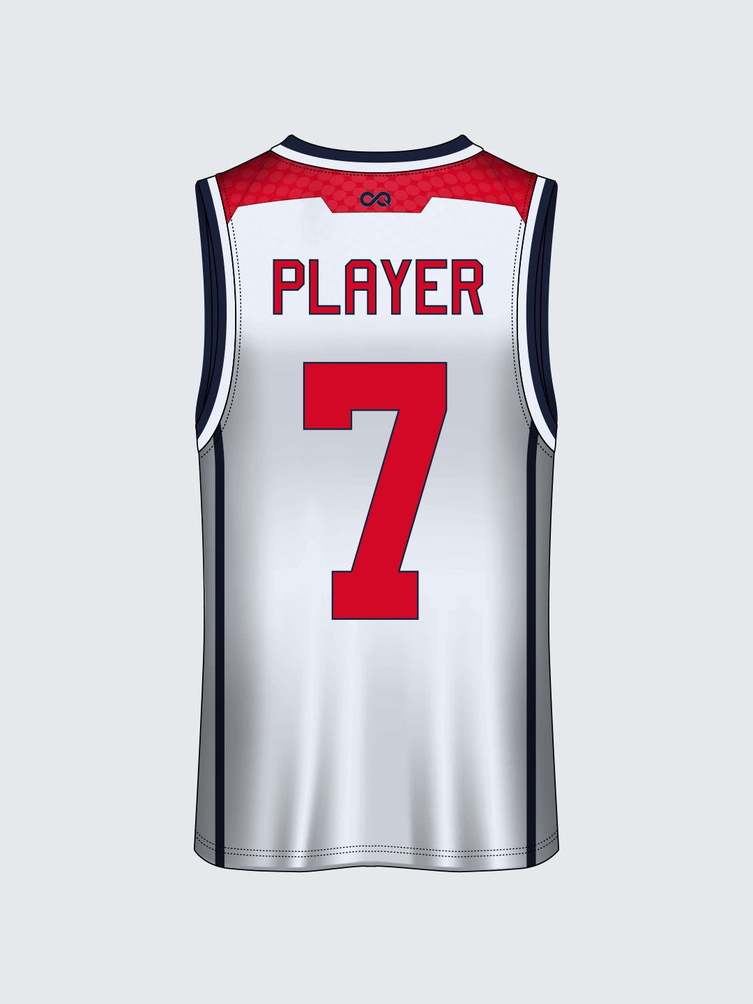 Custom Striped Basketball Jersey - BT1007