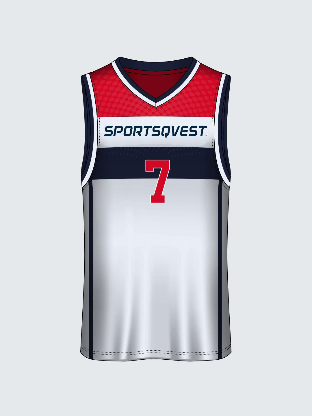 Custom Striped Basketball Jersey - BT1007