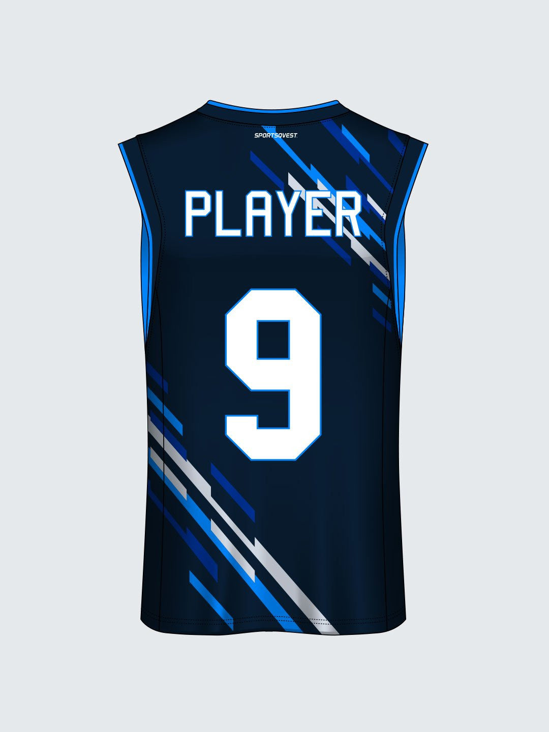 Custom Striped Basketball Jersey - BT1008