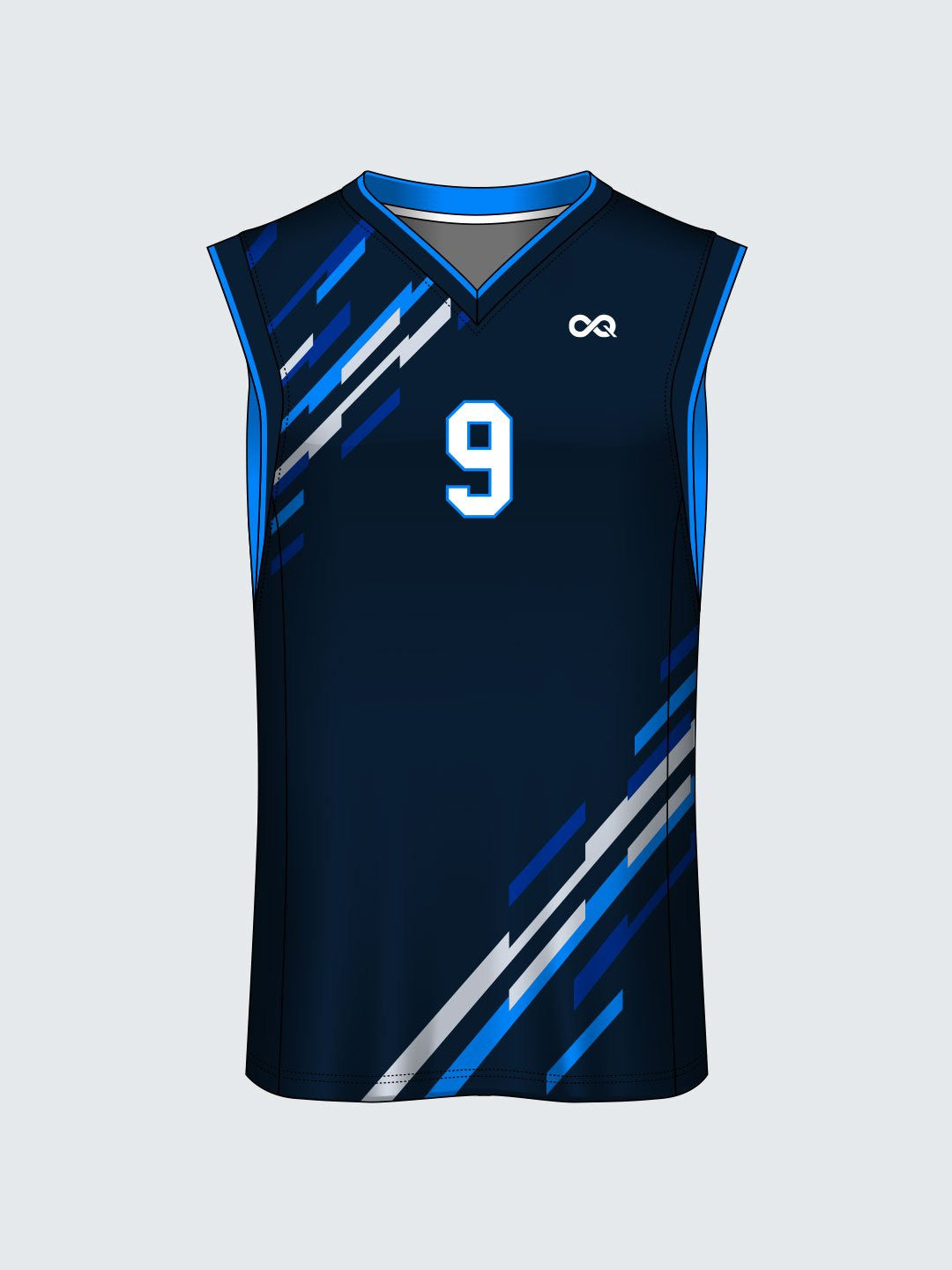 Custom Striped Basketball Jersey - BT1008