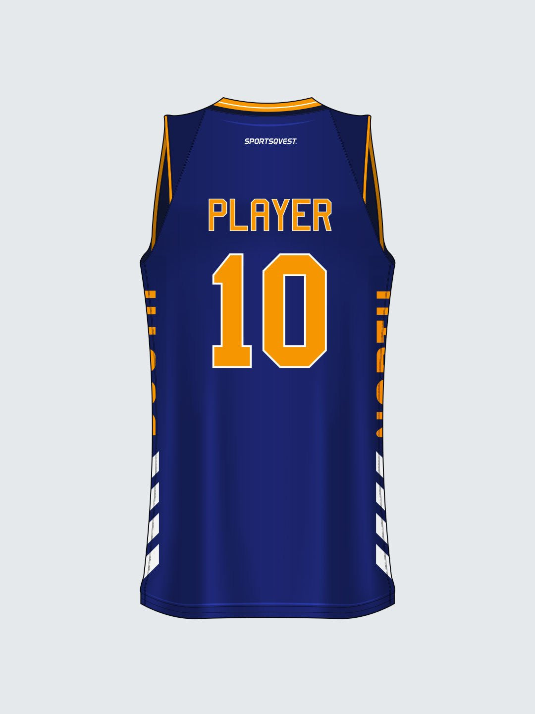 Custom Striped Basketball Jersey - BT1014
