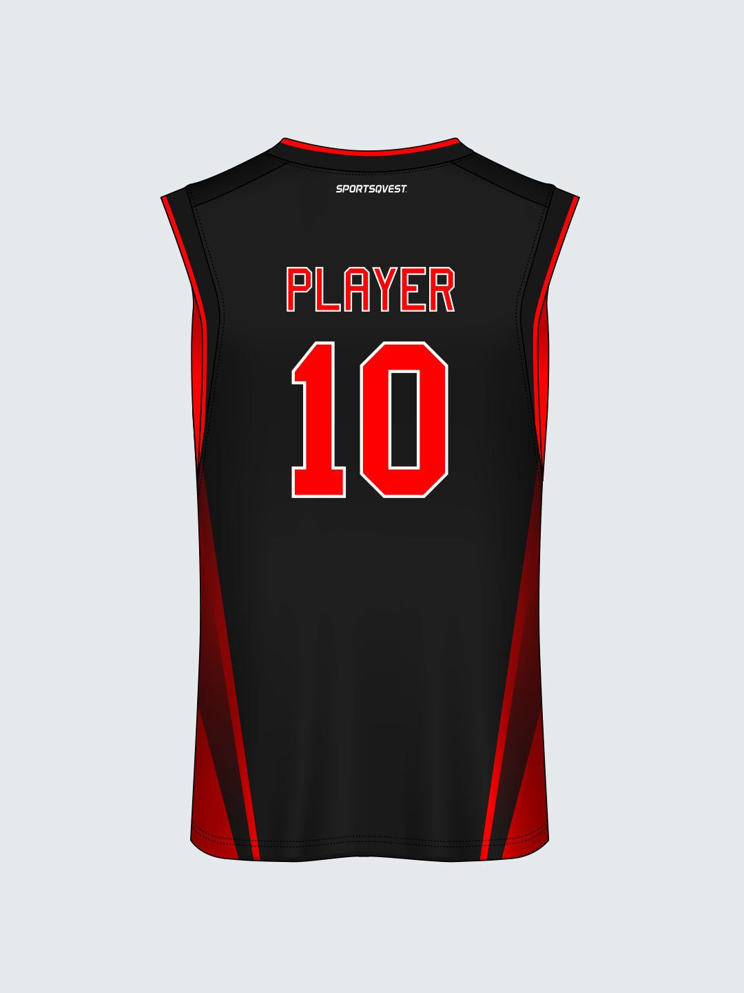 Custom Striped Basketball Jersey - BT1015
