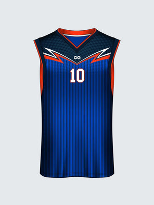 Custom Striped Basketball Jersey - BT1016