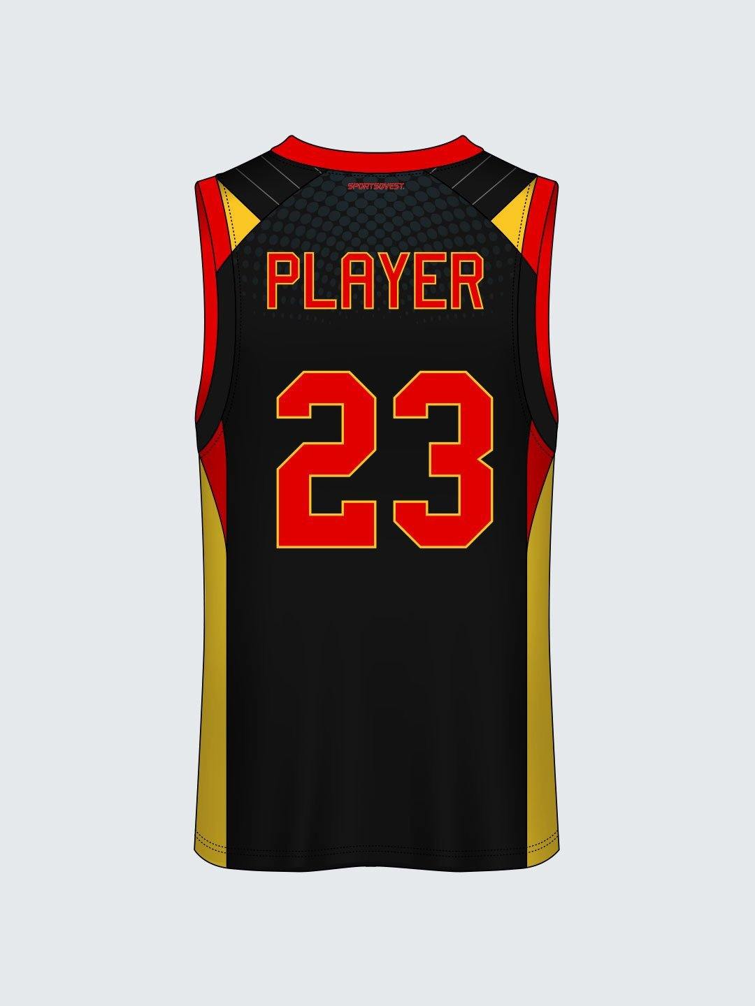 Custom Chequered Basketball Jersey-BT1009 - Sportsqvest