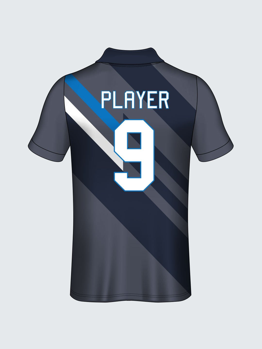 Customise Polo Geometric Cricket Jersey-CT1005