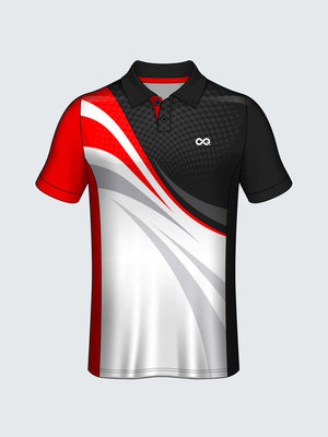 Customise Polo Self Design Cricket Jersey-CT1006