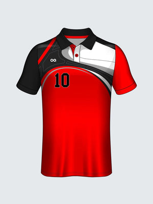 Customise Polo Self Design Cricket Jersey-CT1010