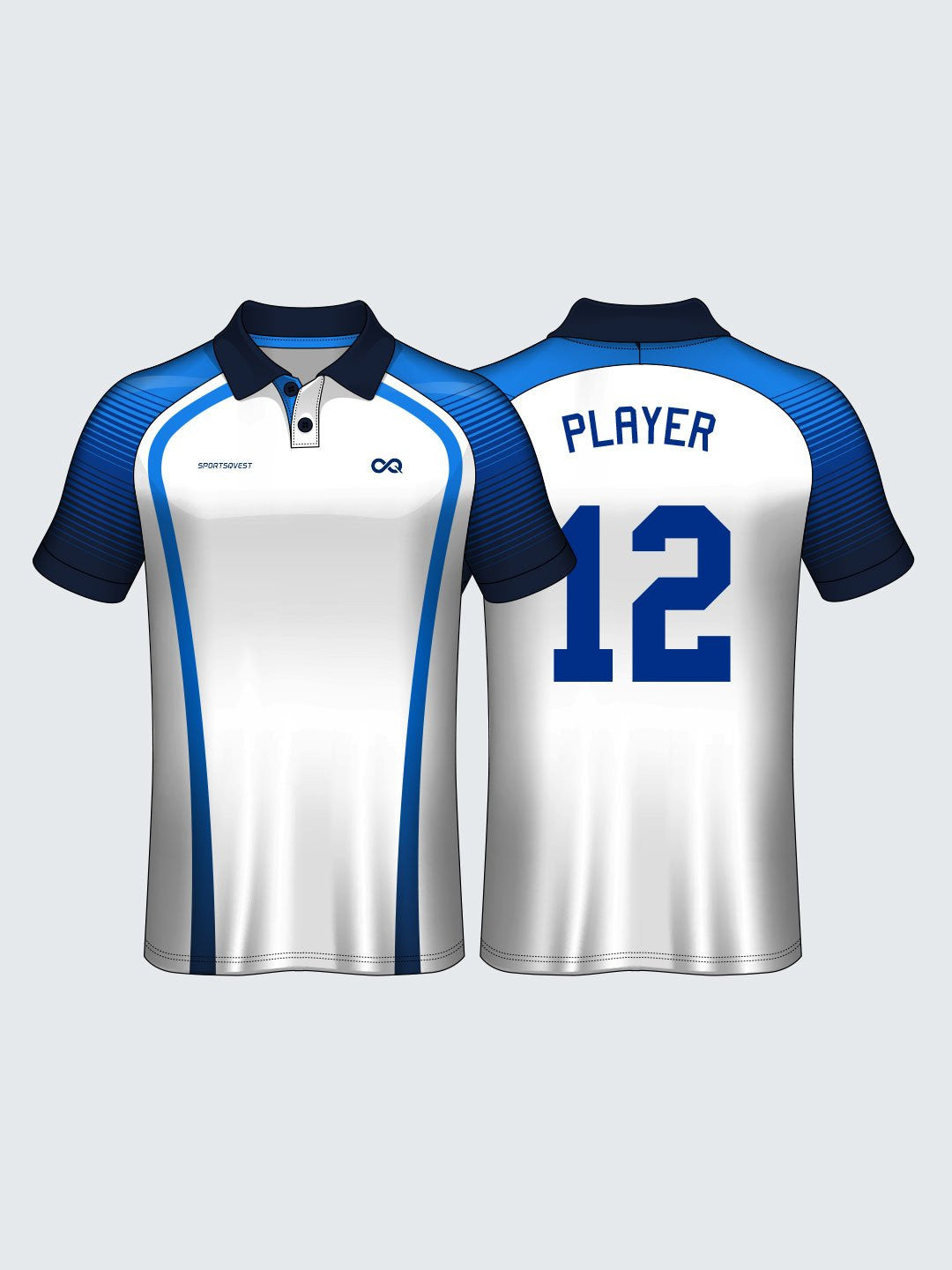 Customise Polo Solid Cricket Jersey-CT1008
