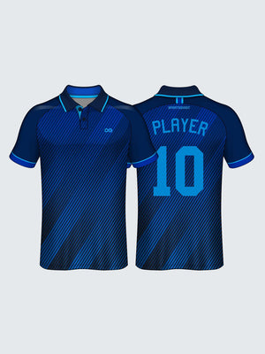 Customise Polo Striped Cricket Jersey-CT1011