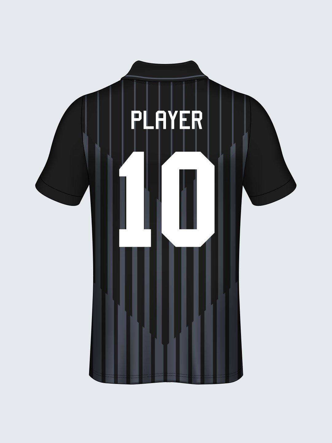 Customise Polo Striped Cricket Jersey-CT1009