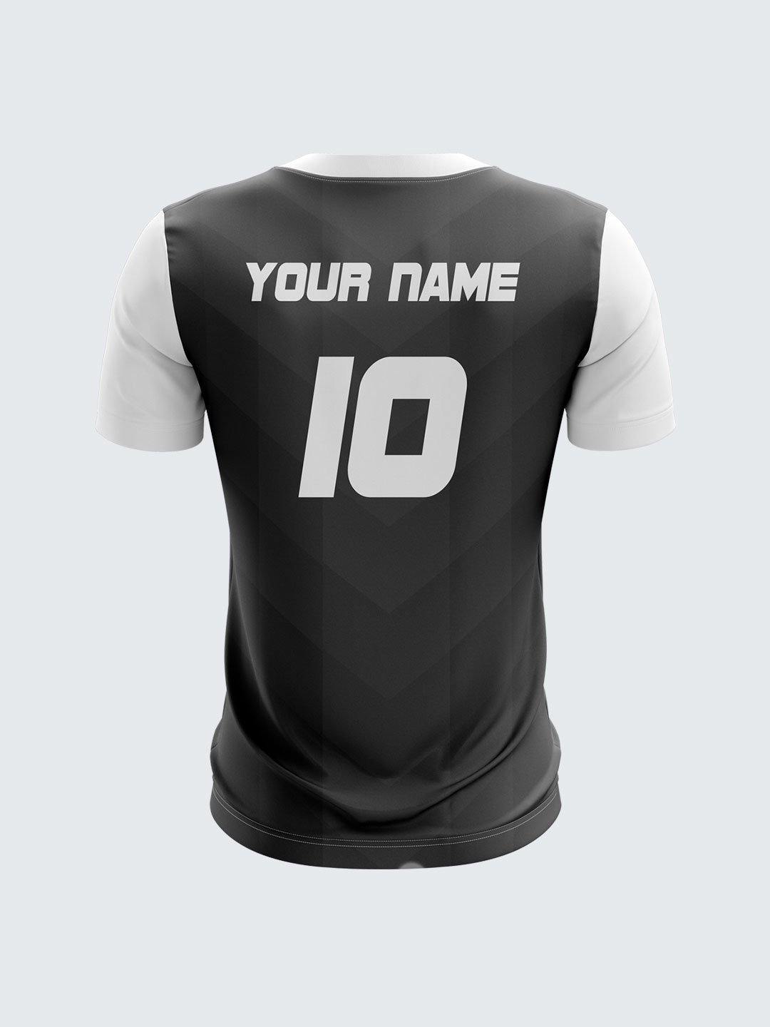 Men White Printed Cricket Jersey Sportsqvest