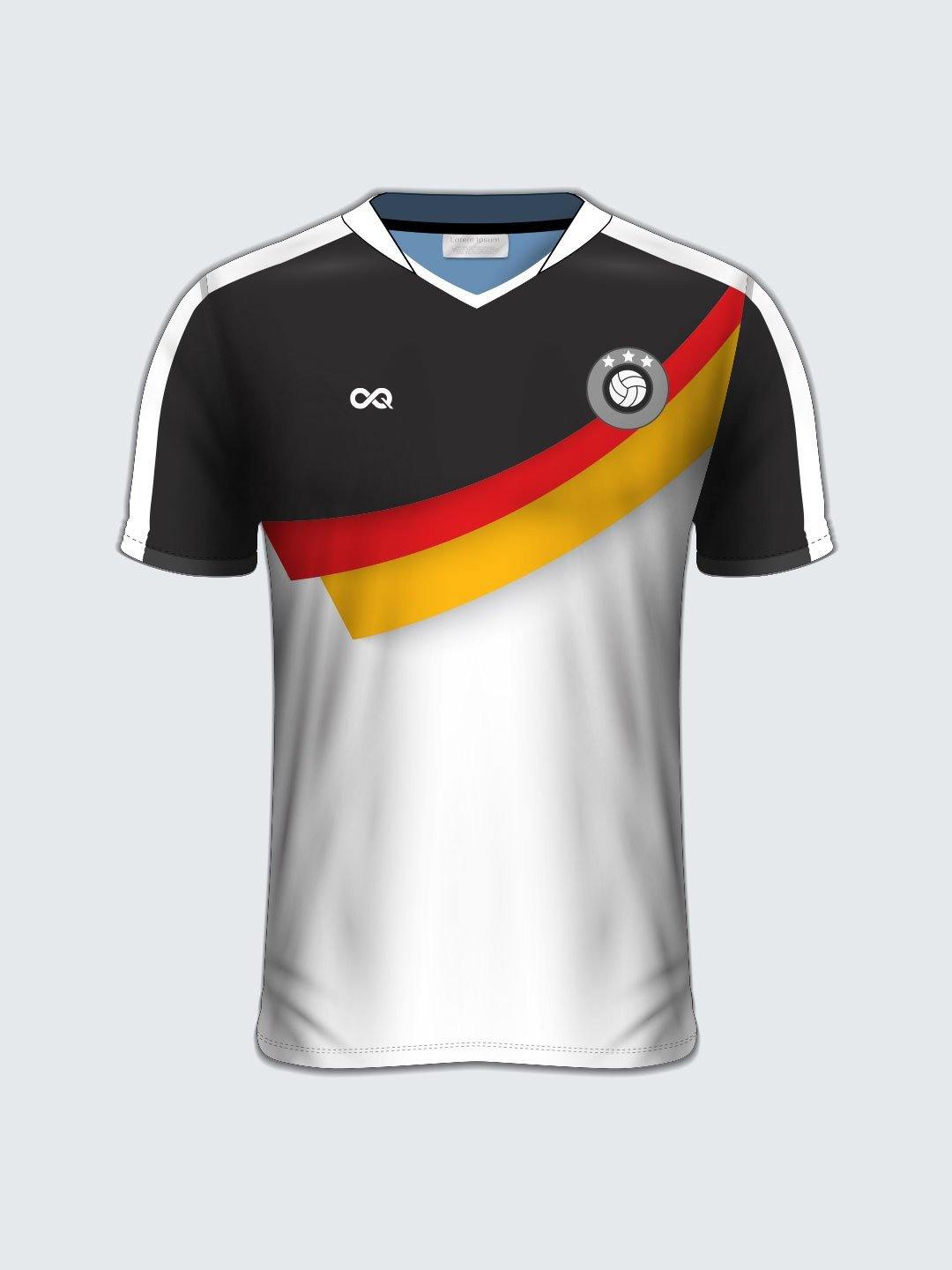 Customise Stripes Football Jersey-FT1010 - Sportsqvest