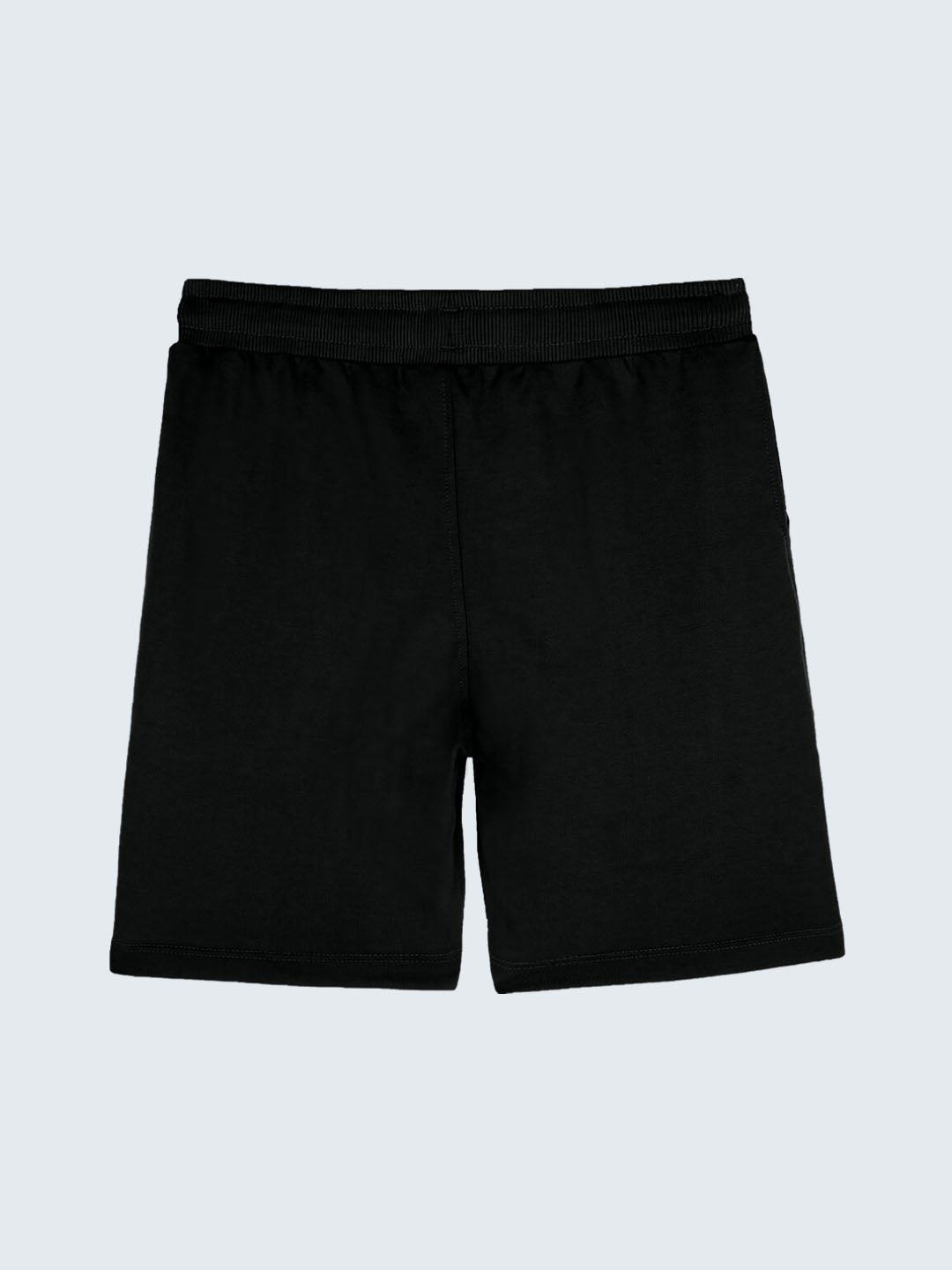 Kid's Active Shorts - Black (Front)