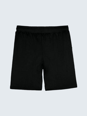 Kid's Active Shorts - Black (Back)