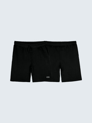 Kid's Active Shorts - Black (Both)