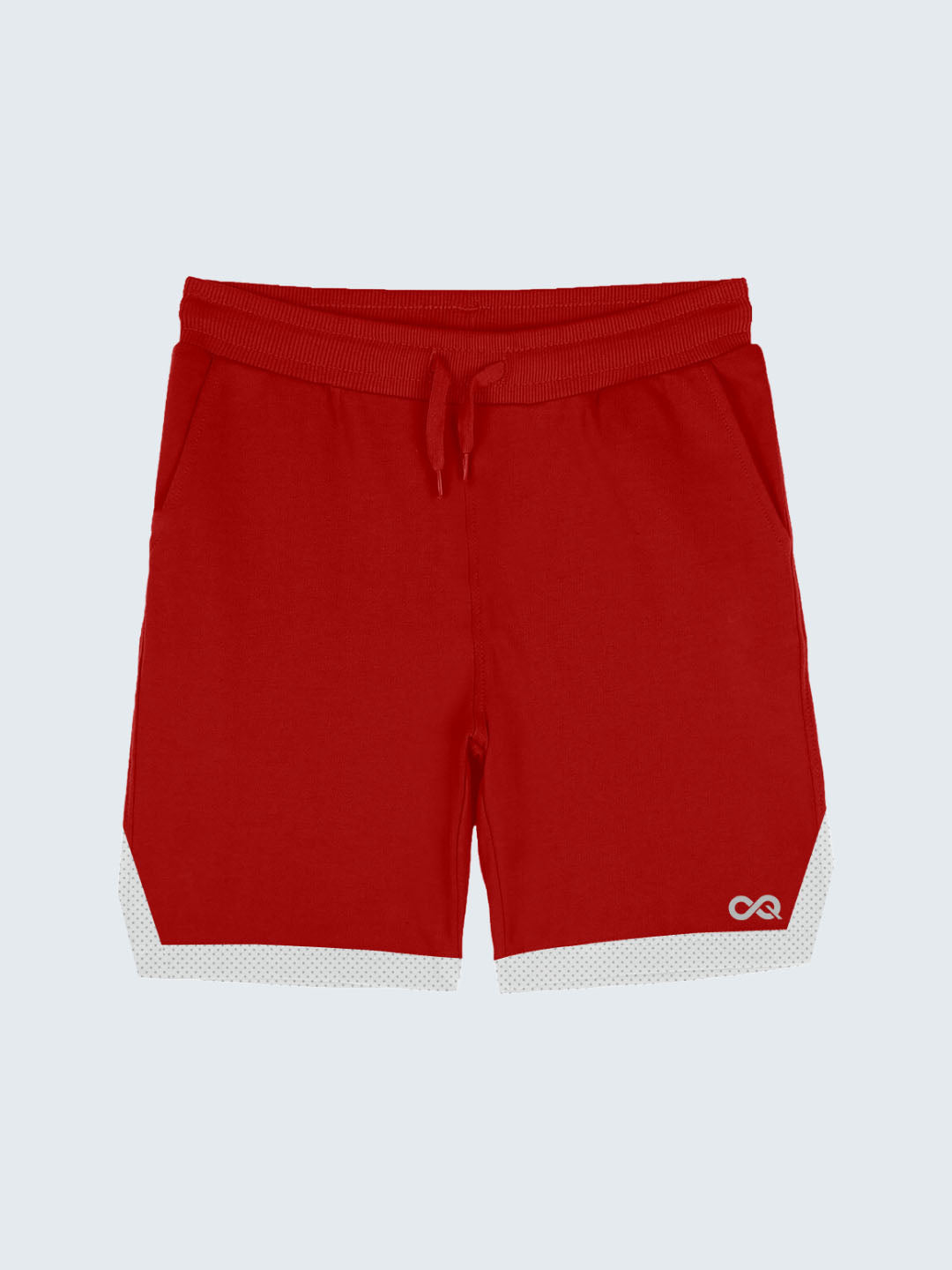 Kid&#39;s Active Striped Shorts - Red (Front)