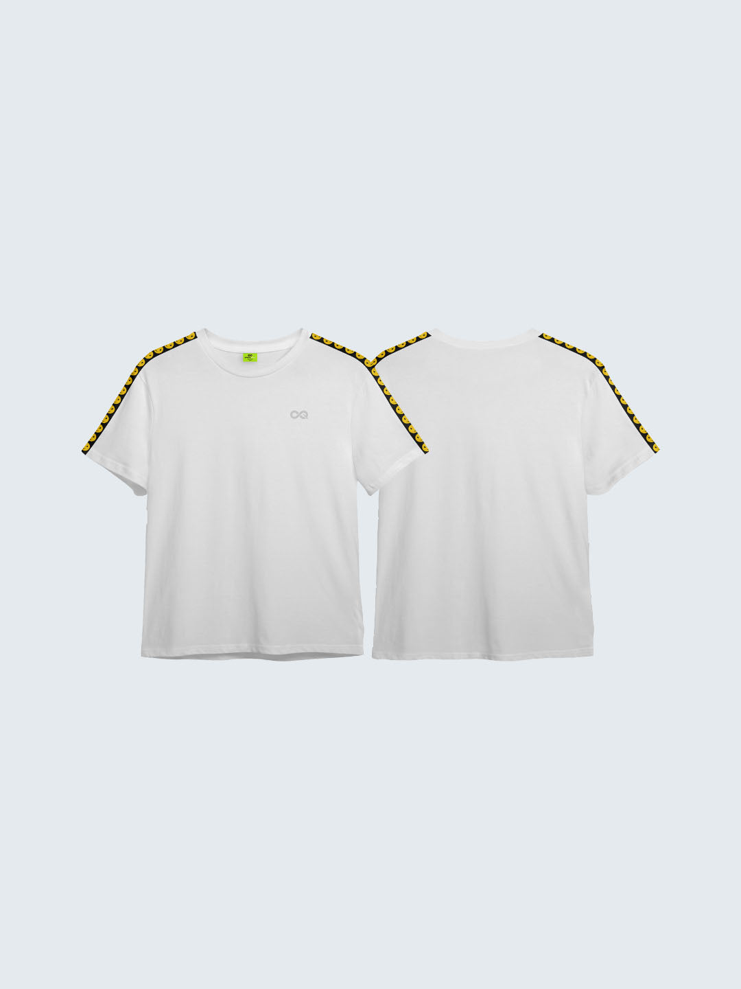 Kid&#39;s Active Side Striped Print T-Shirt - White (Both)