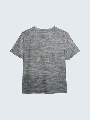 Kid's Camouflage Active T-Shirt - Grey (Back)