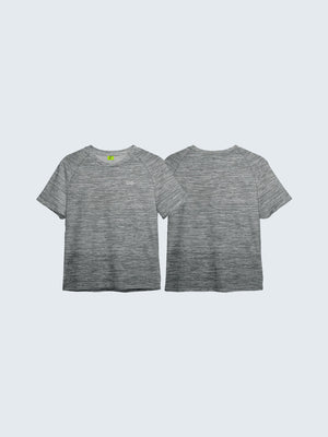 Kid's Camouflage Active T-Shirt - Grey (Both)