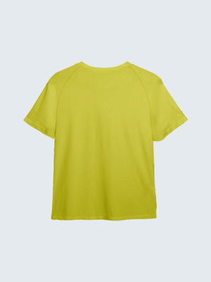 Kid's Active T-Shirt - Yellow (Back)