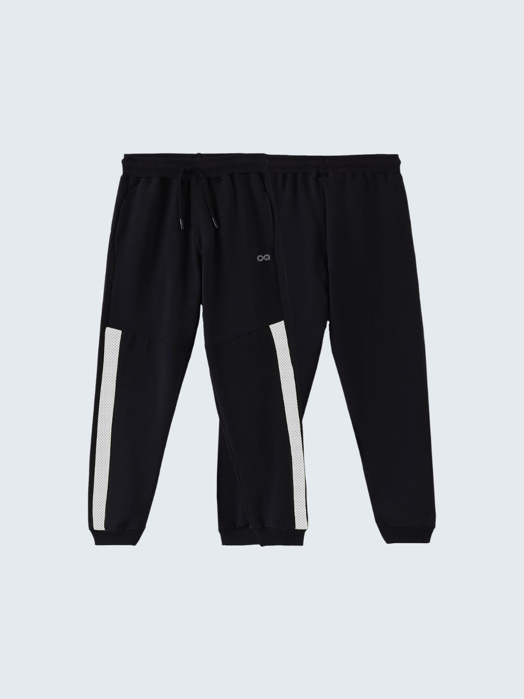 Kid&#39;s Active Striped Trackpants - Black (Both)