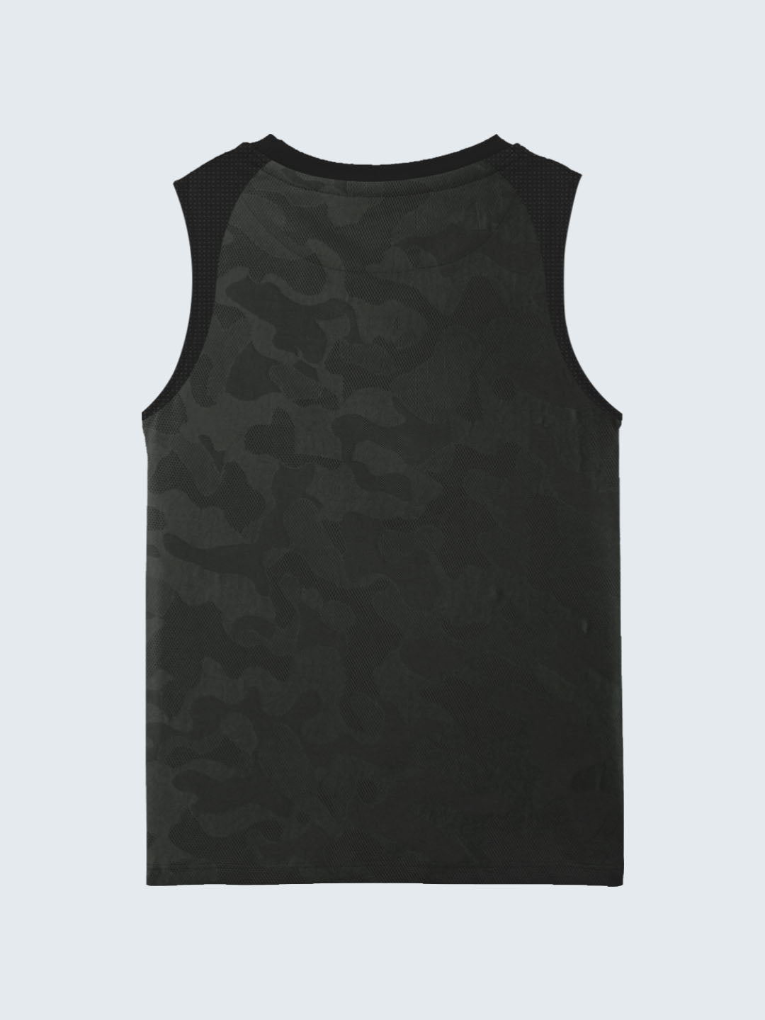 Kid's Active Camouflage Vest - Black (Front)