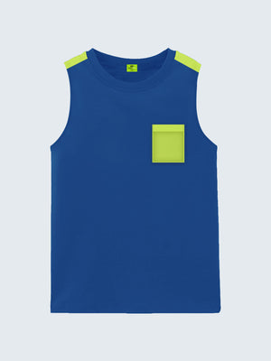 Kid's Active Vest - Teal (Front)