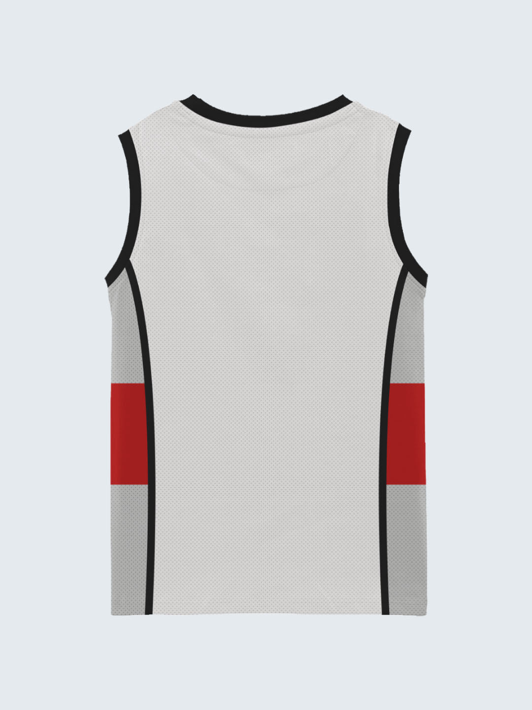 Kid's Active Striped Vest - White (Front)