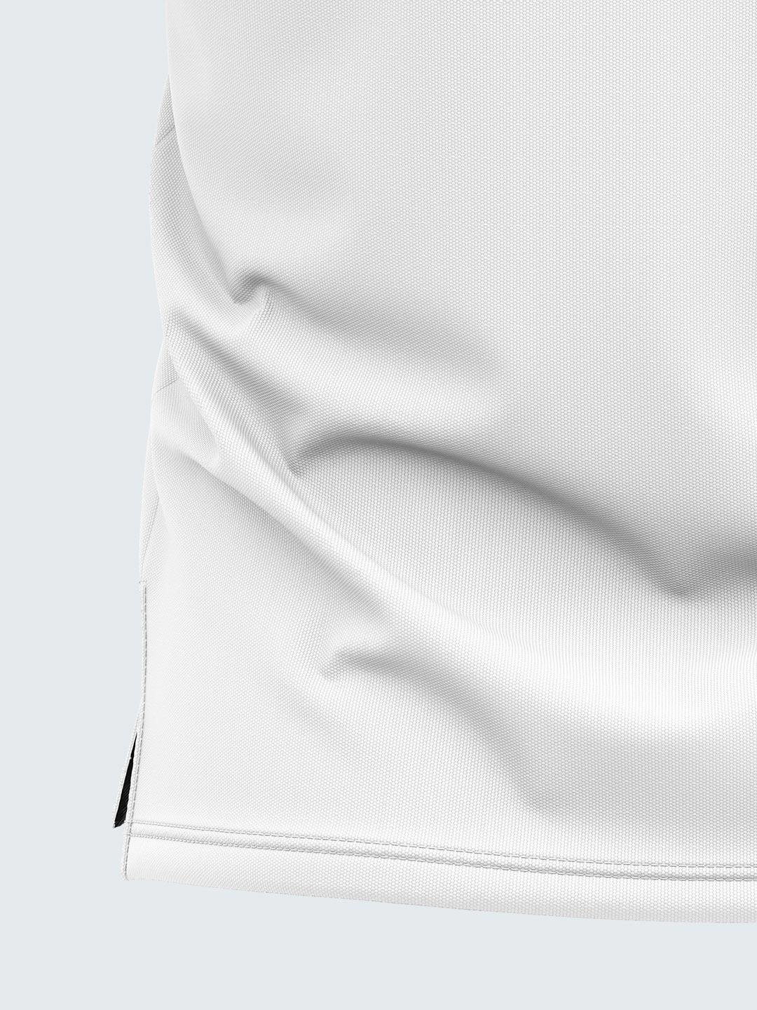 Mars Dry Fit Men&#39;s Polo T-Shirt Black &amp; White - 1839BK - Sportsqvest