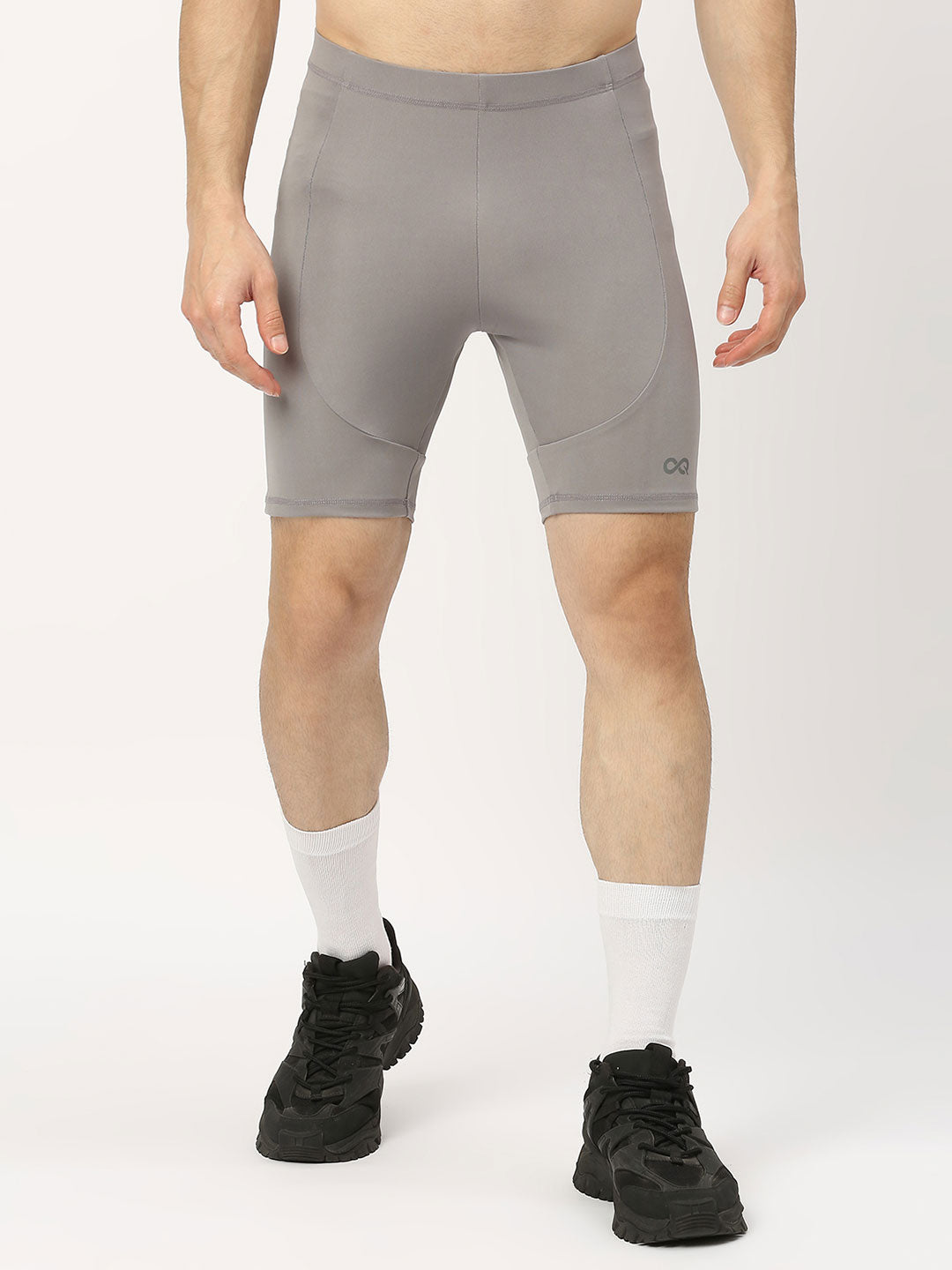 Shop Men's Grey Compression Shorts - Optimal Support and Performance
