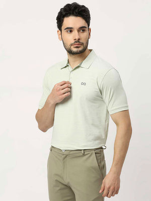 Men's Sports Polo - Olive Green - 3