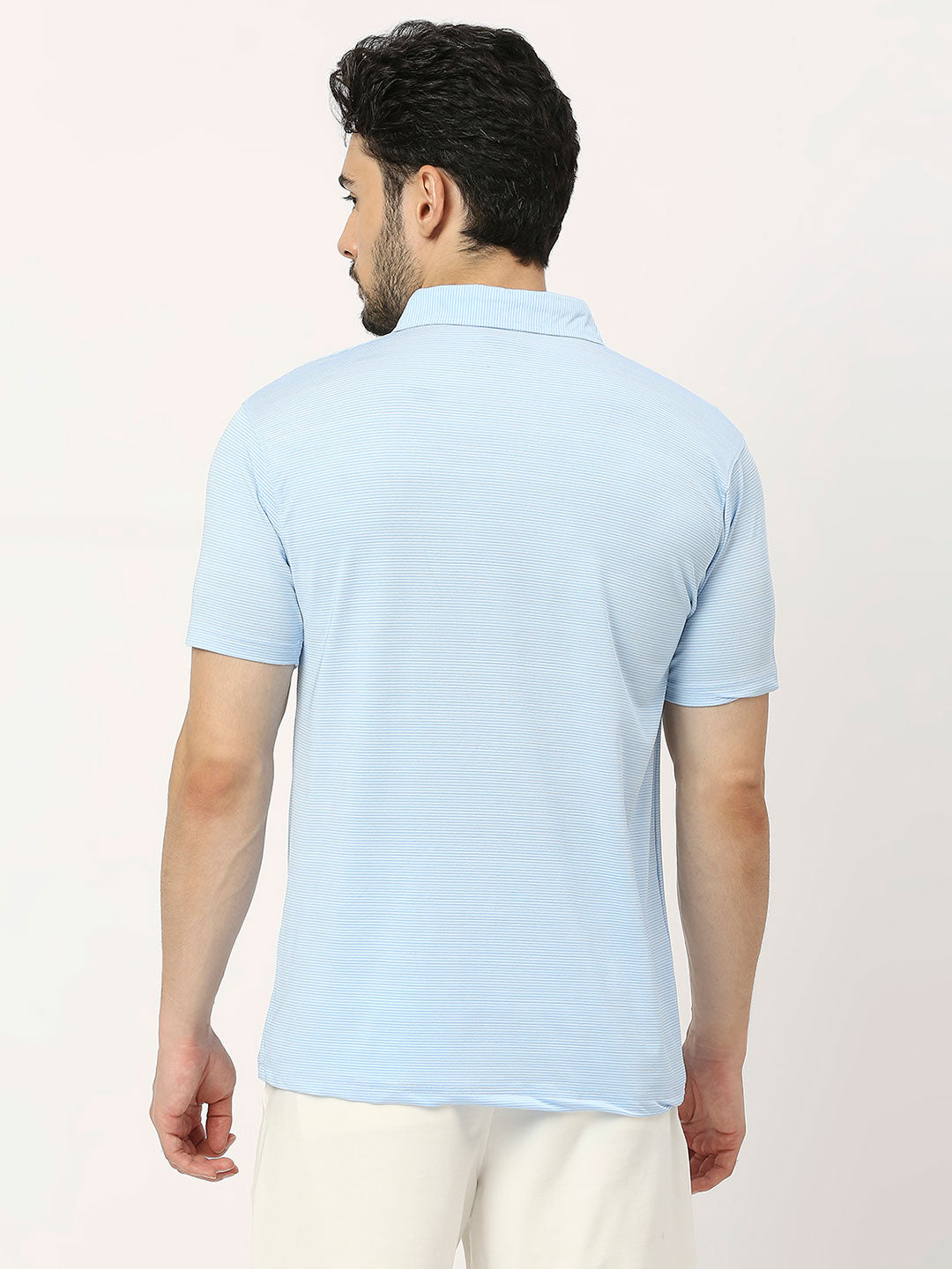 Men's Sports Polo - Sky Blue - 1