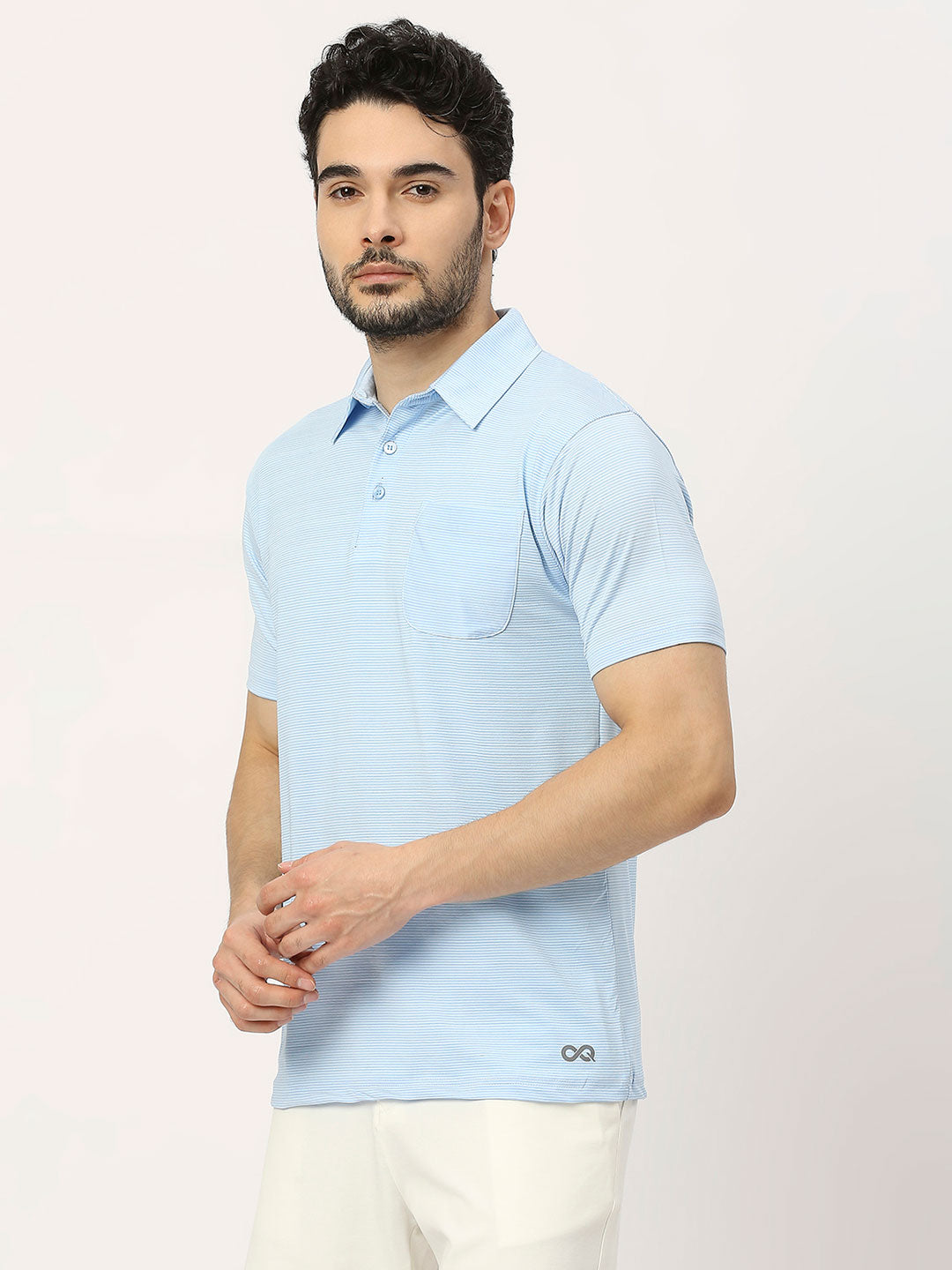 Men&#39;s Sports Polo - Sky Blue - 3