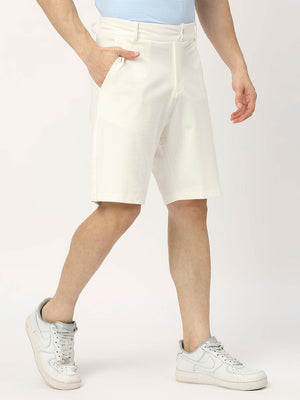 Men's Sports Shorts - White - 4
