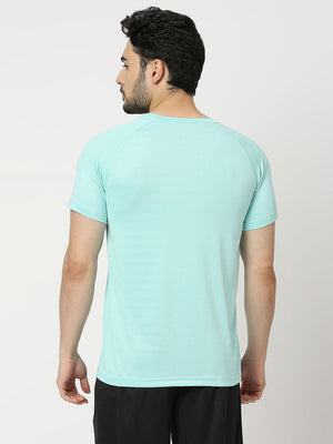 Men's Sports T-Shirt - Mint Green - 2