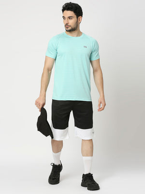 Men's Sports T-Shirt - Mint Green - 6