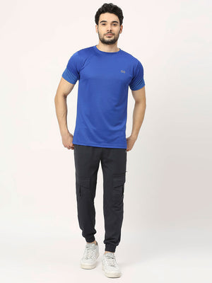 Men's Sports T-Shirt - Royal Blue - 6