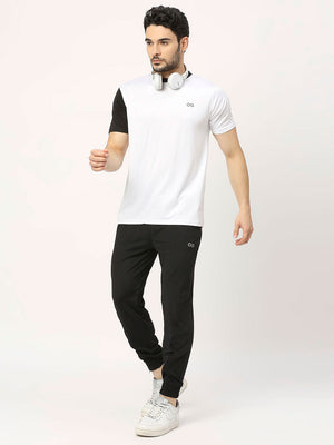 Men's Sports T-Shirt - White and Black - 6