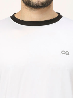 Men's Sports T-Shirt - White and Black - 5