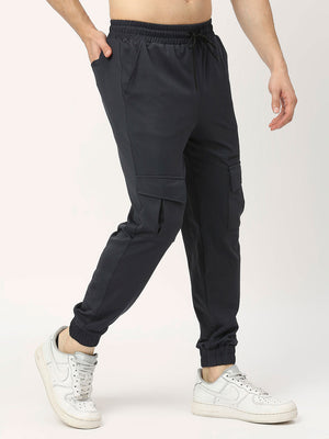 Men's Sports Trackpants - Charcoal Grey - 4