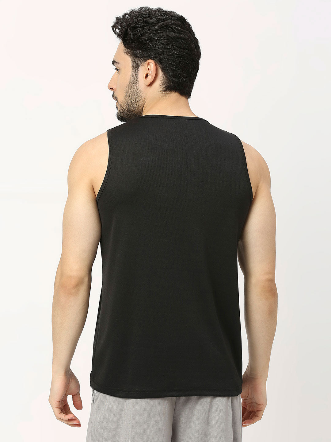 Men's Sports Vest - Black - 1