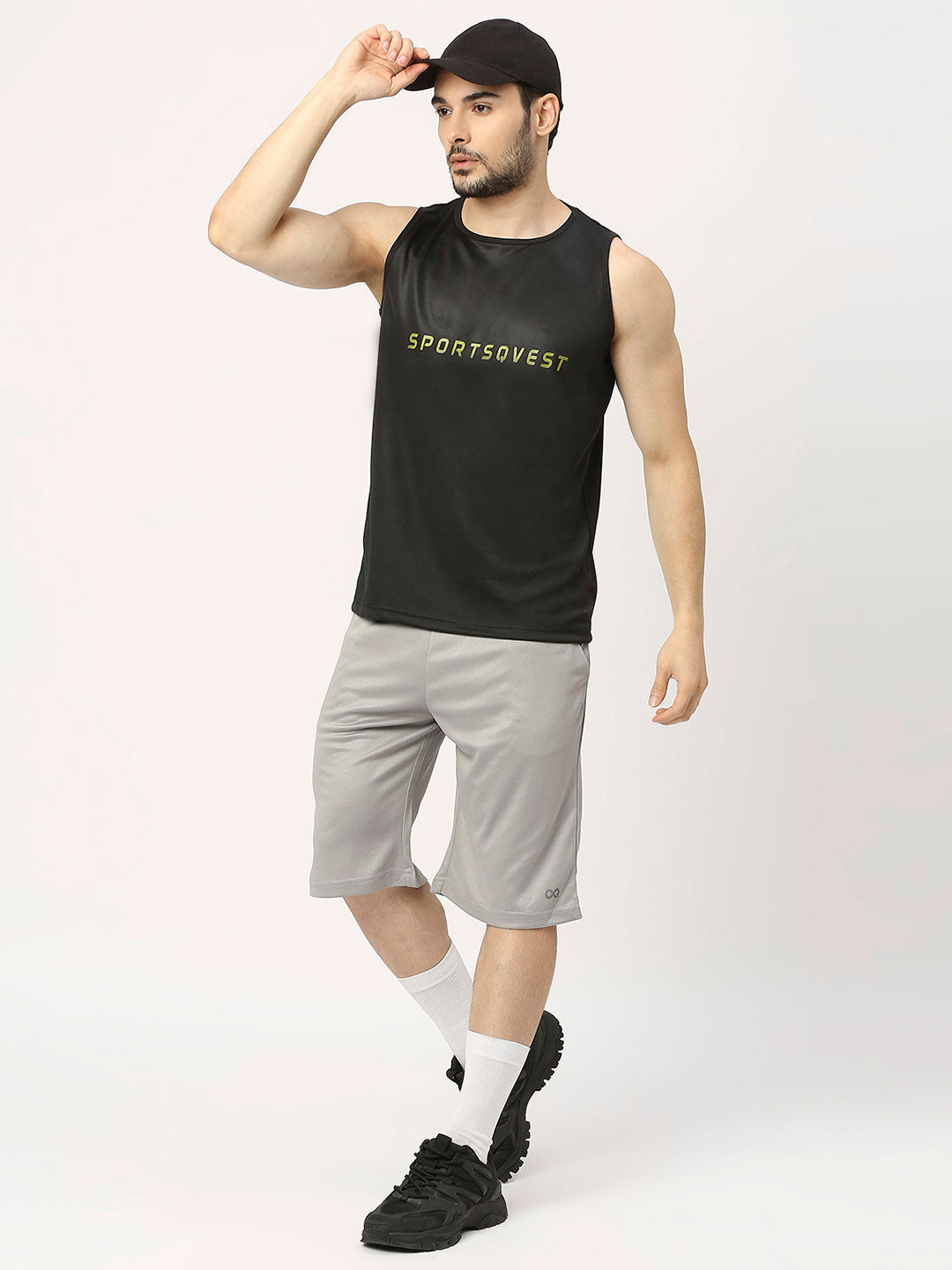 Men&#39;s Sports Vest - Black - 6