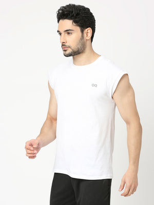 Men's Sports Vest - White - 3