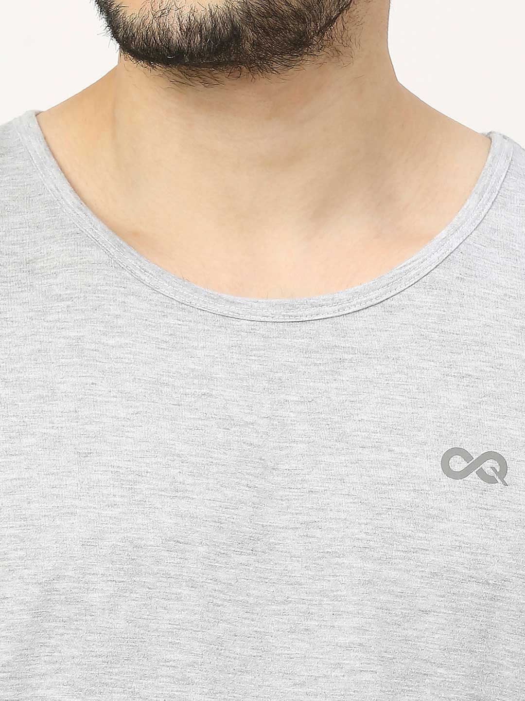 Men&#39;s Racerback Sports Vest - Grey Melange - 5