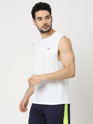 Men's Sports Vest - White - 3
