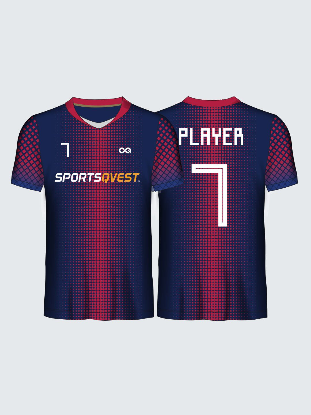 Customise Polka Dots Football Jersey-FT1009